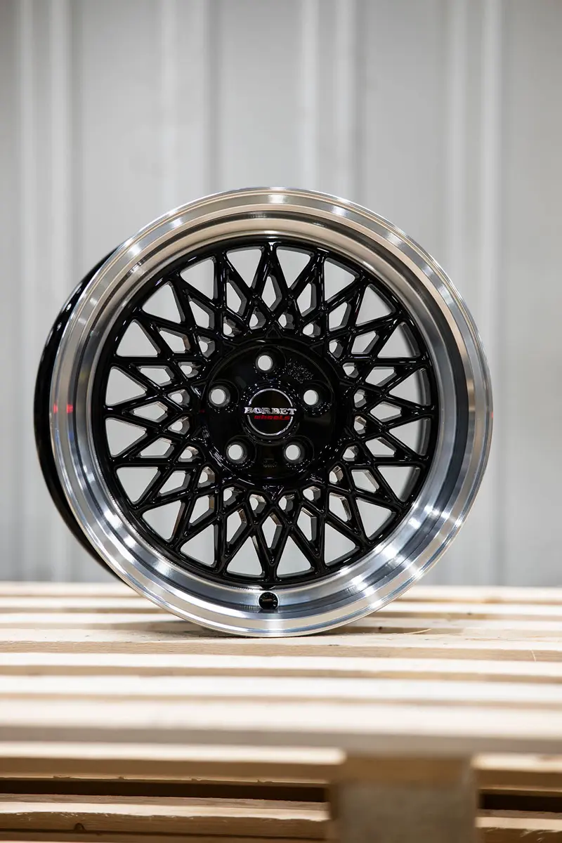 2025 BORBET B 16 Zoll black rim polished HO BORBET7715 klein