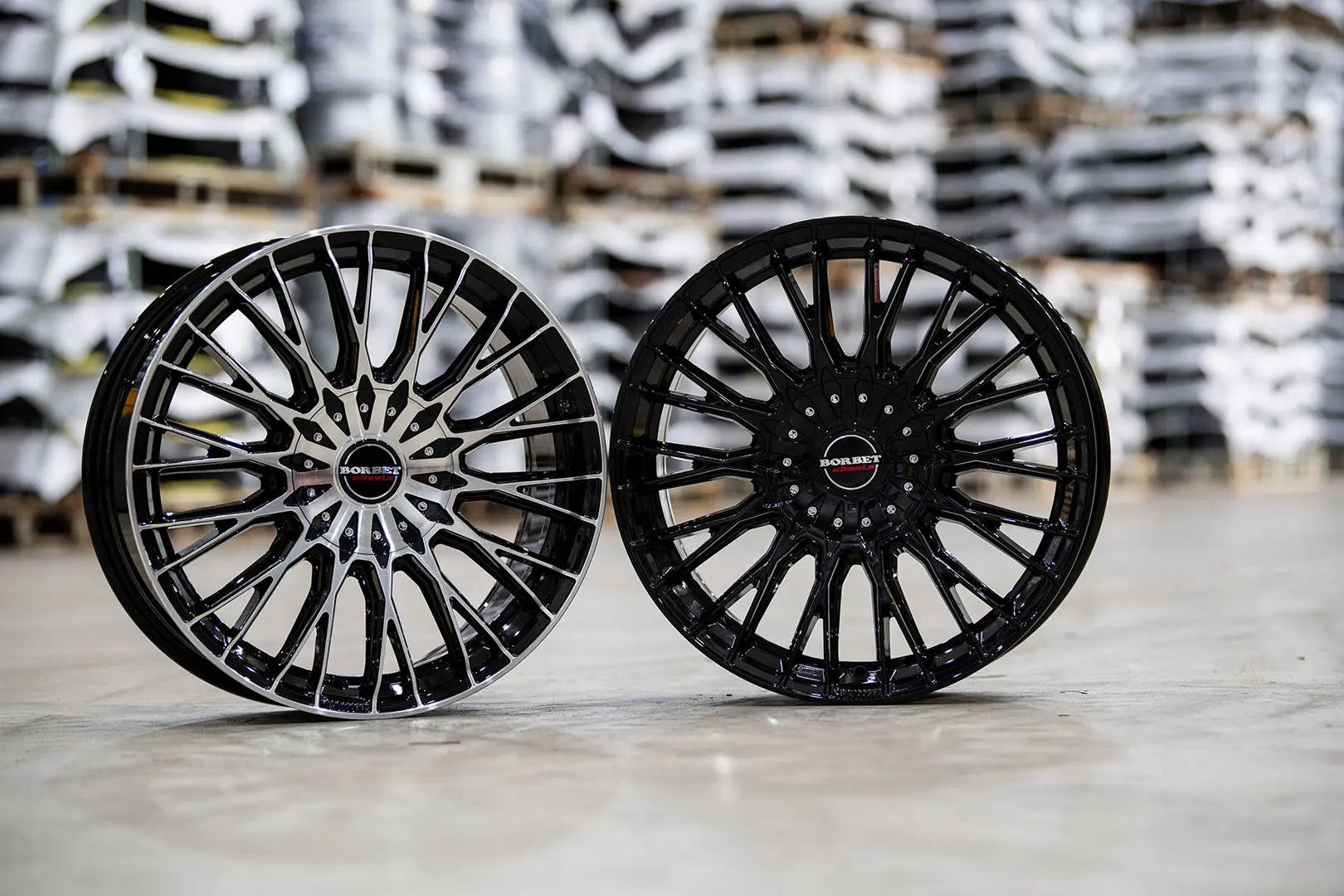 2025 BORBET BTX black polished glossy black glossy HO BORBET7668 klein