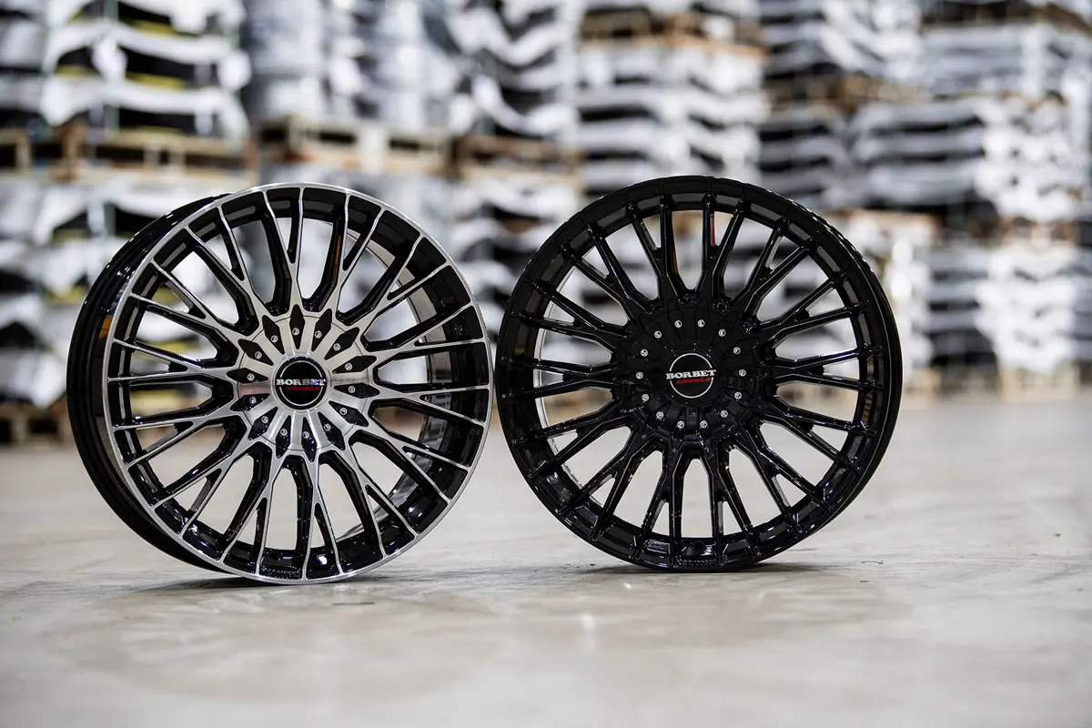 2025 BORBET BTX black polished glossy black glossy HO BORBET7668 klein