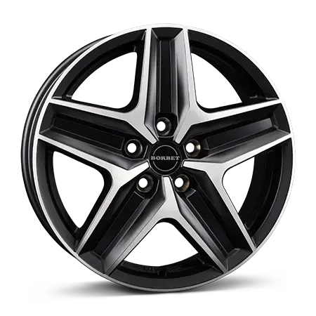 BORBET CWZ black polished matt