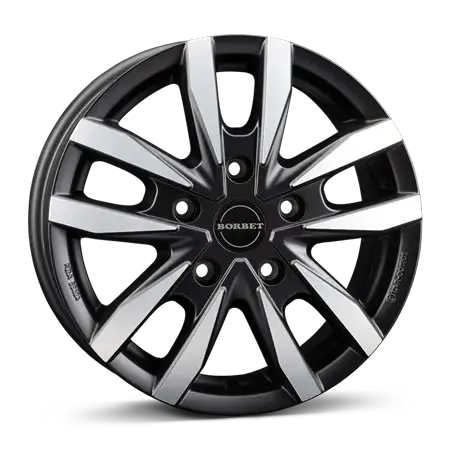 CW5 16 Zoll 130-5 black polished matt