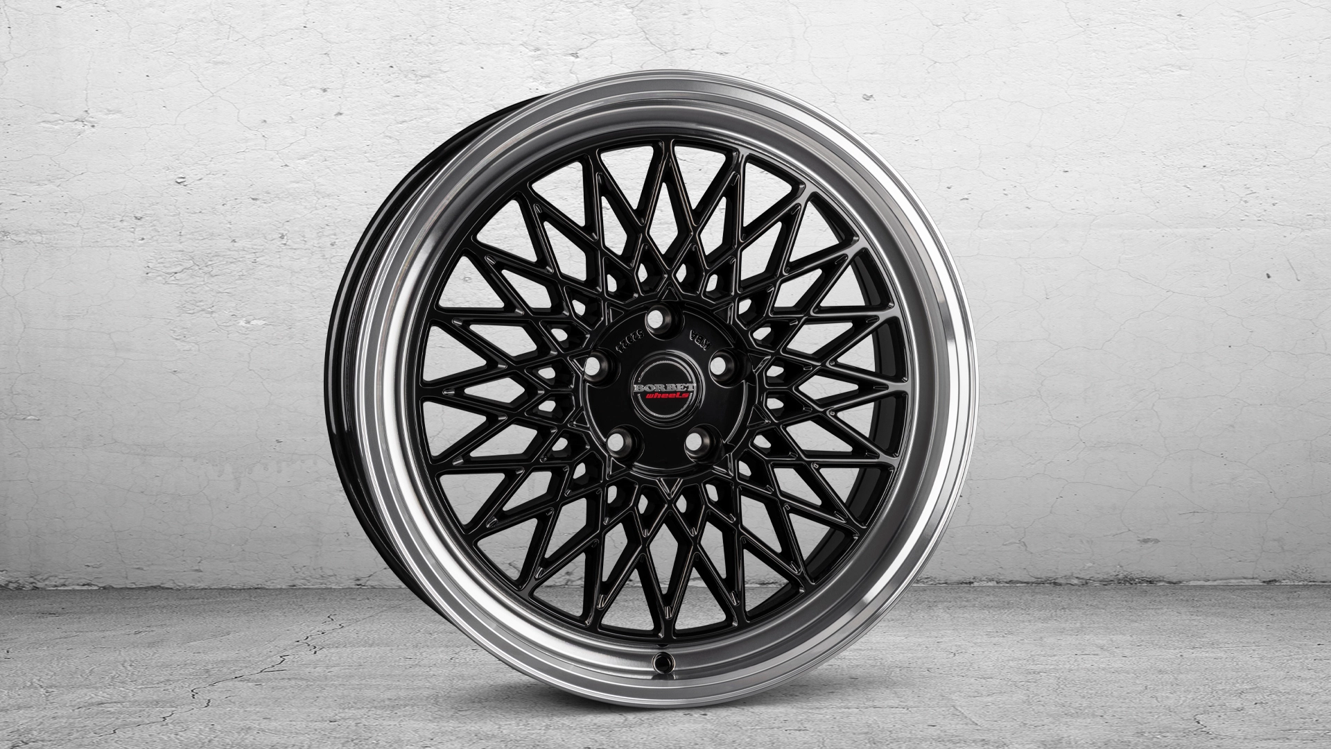 BORBET B black rim pol. 5L