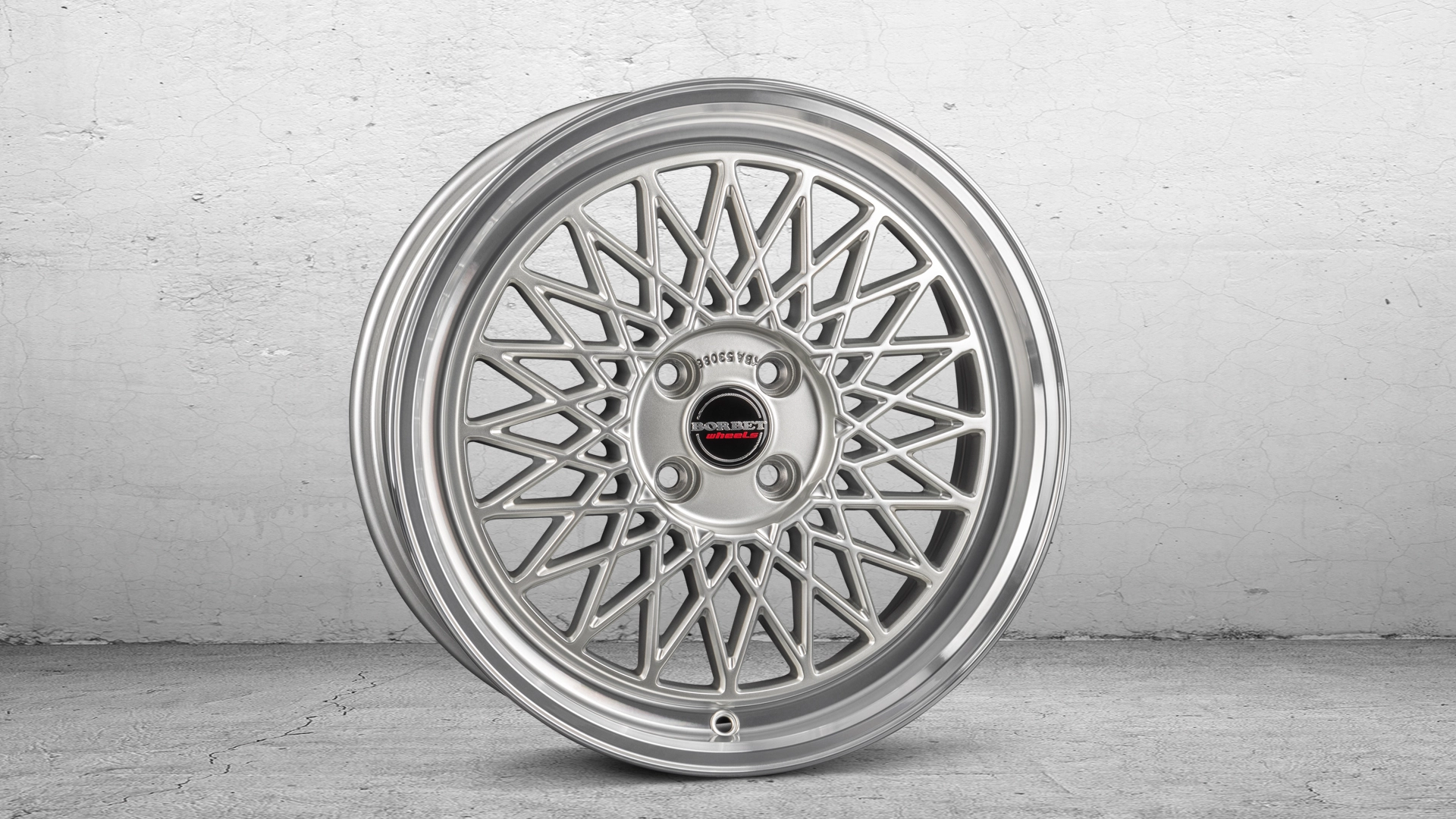 BORBET B silver rim pol. 4L
