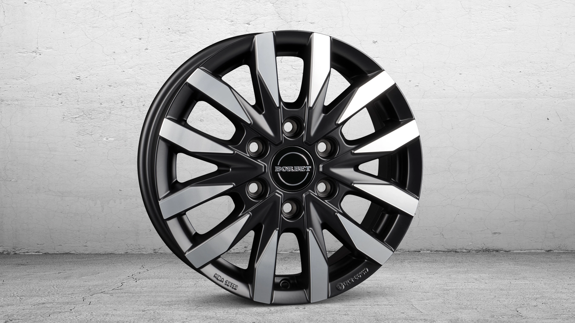 BORBET CW6 black pol matt