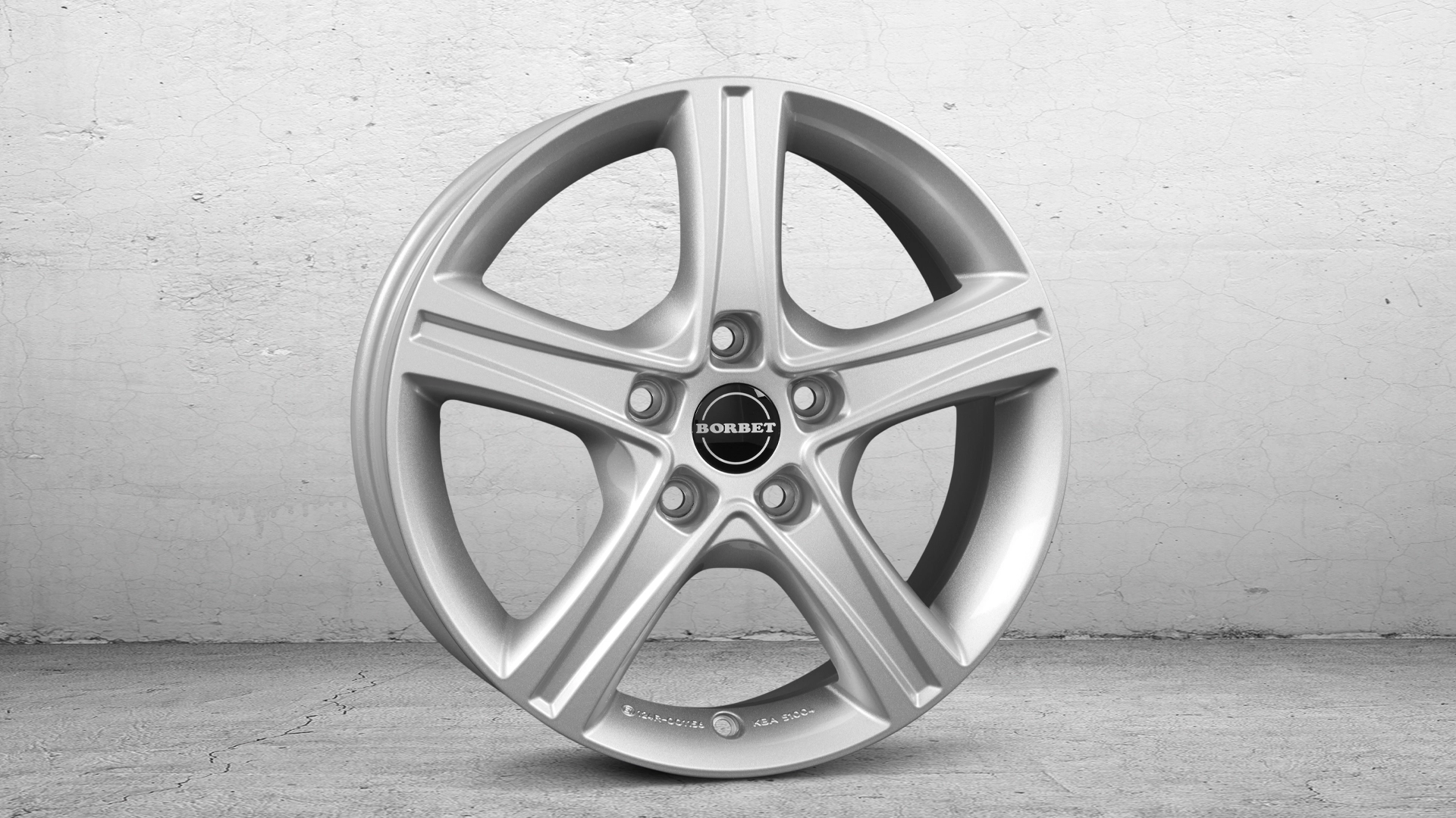 BORBET CWD crystal silver 17 