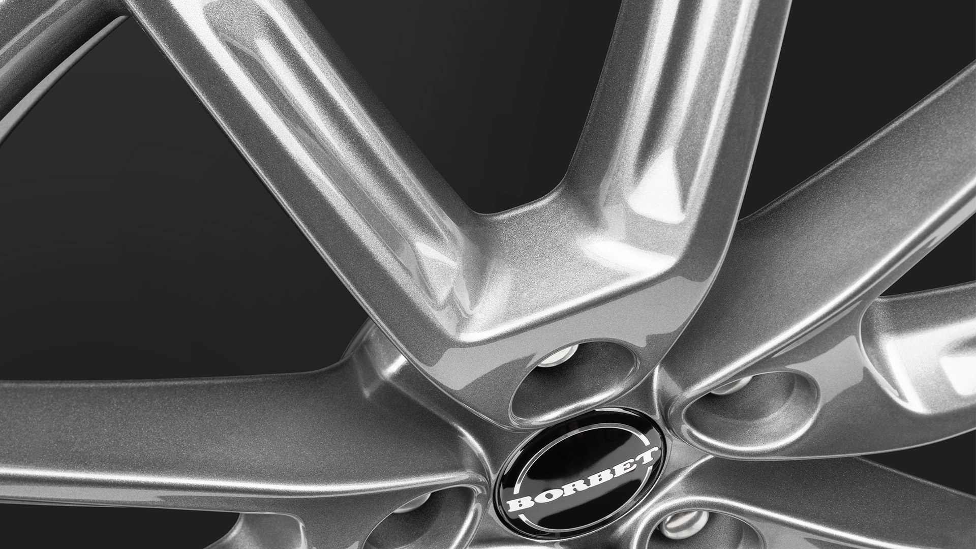 BORBET LX18 LX19 grey glossy Detail 