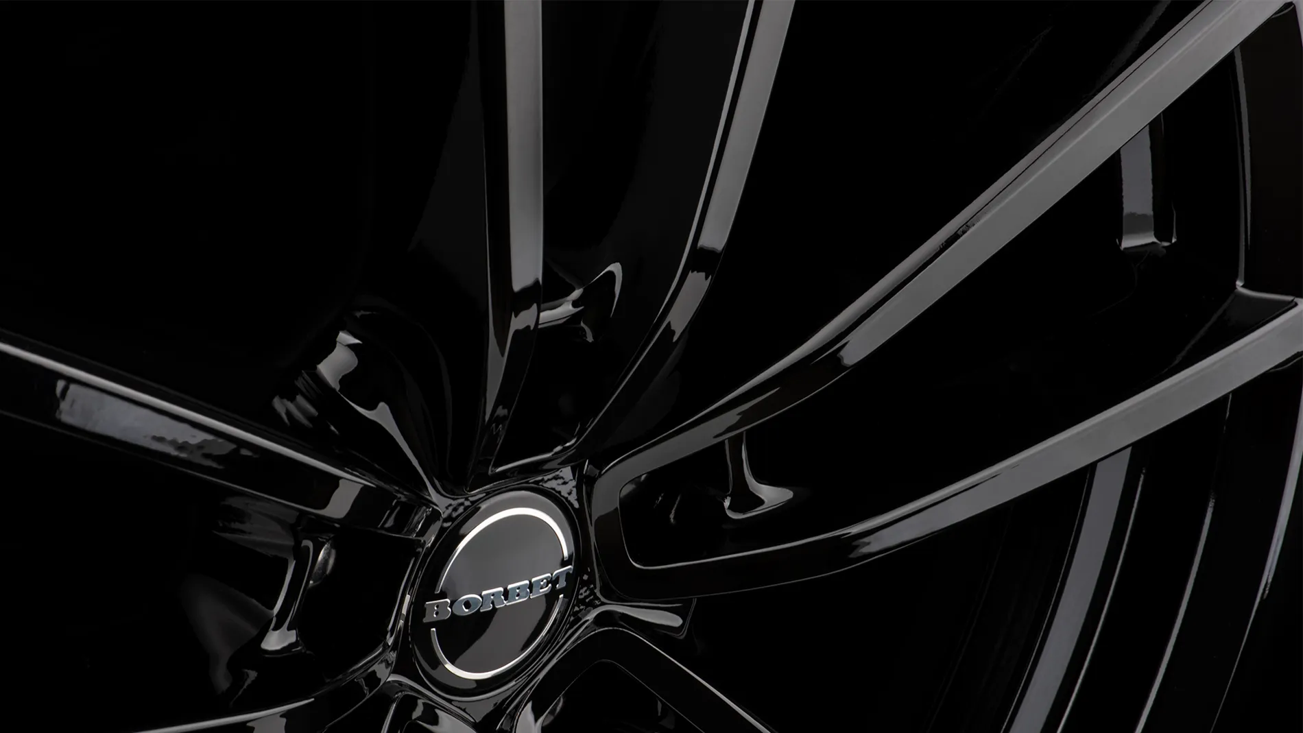 BORBET W Felge black glossy Detail