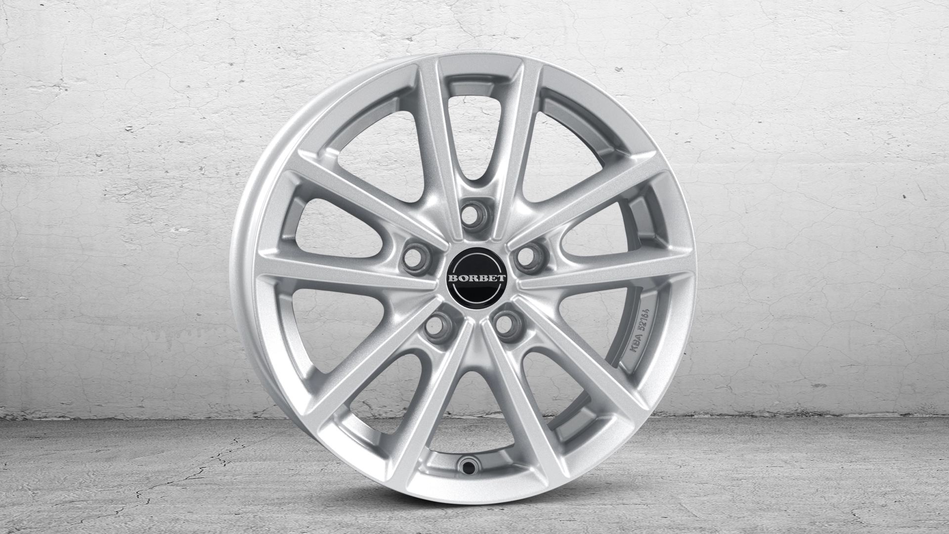 BORBET W crystal silver 15 