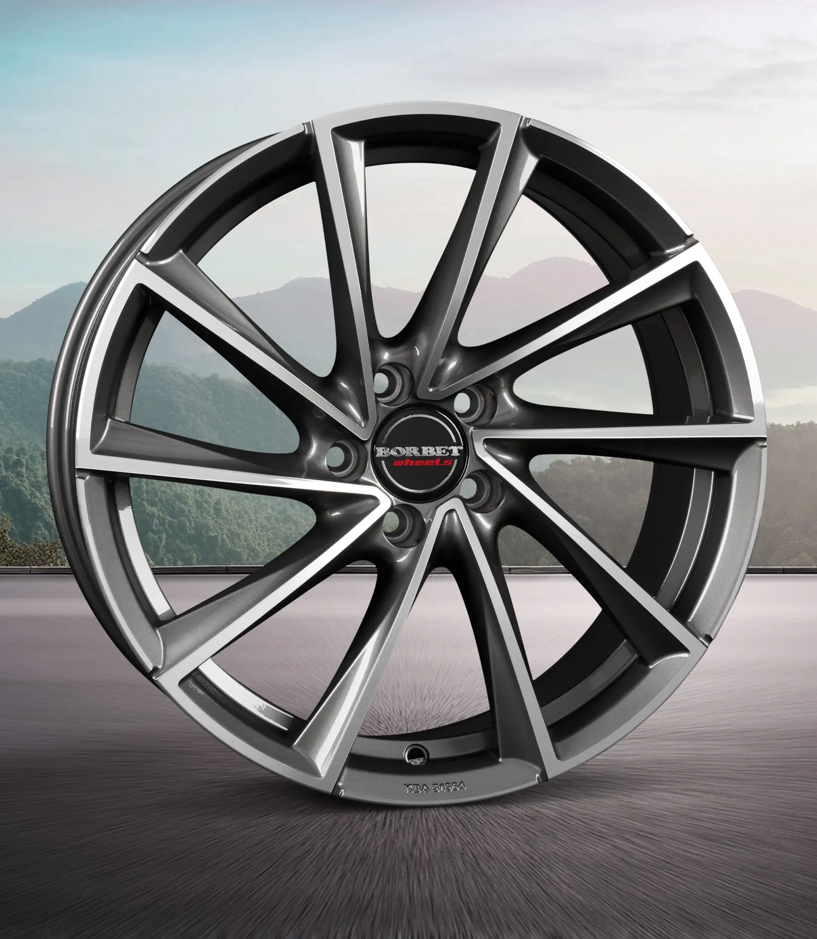 BORBET VTX Felge Tesla graphite pol