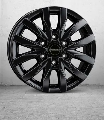 BORBET CW6 16  black matt 2