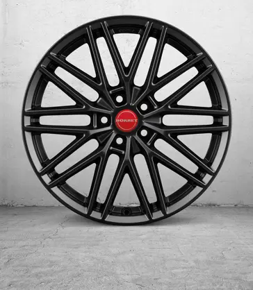 BS5 black matt rote Linse 2