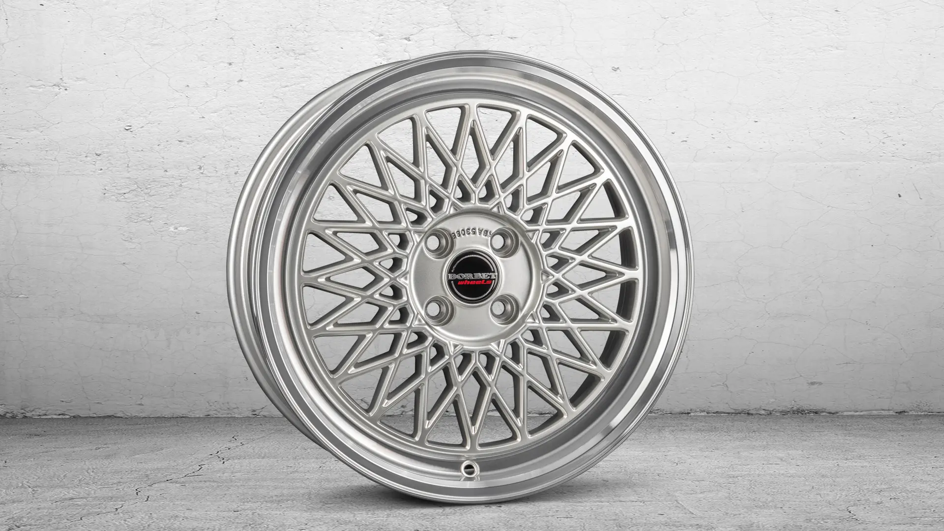 BORBET B silver rim pol. 4L