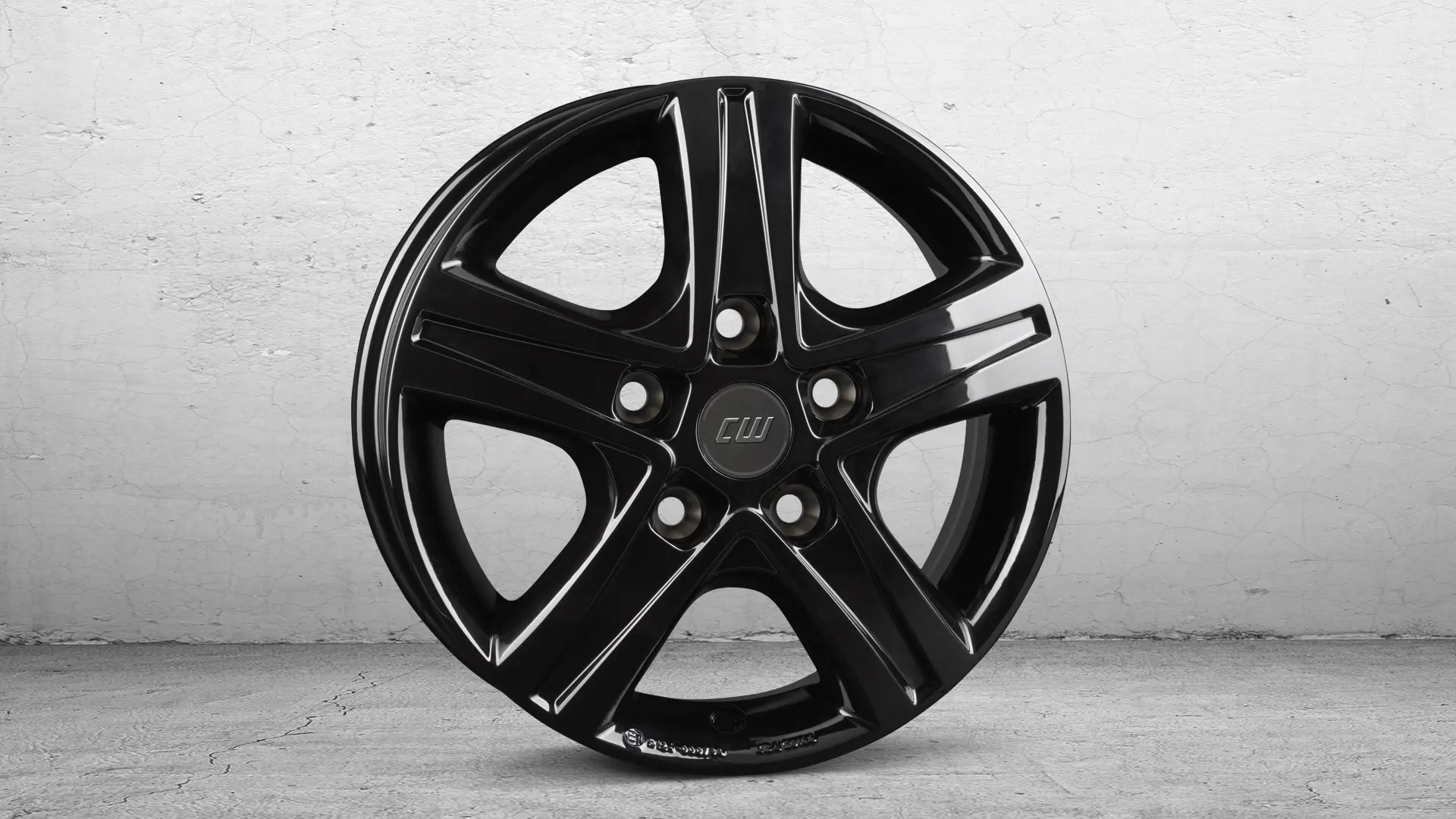 BORBET CWD black glossy 16 