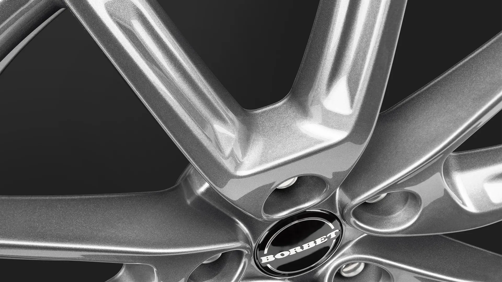 BORBET LX18 LX19 grey glossy Detail 