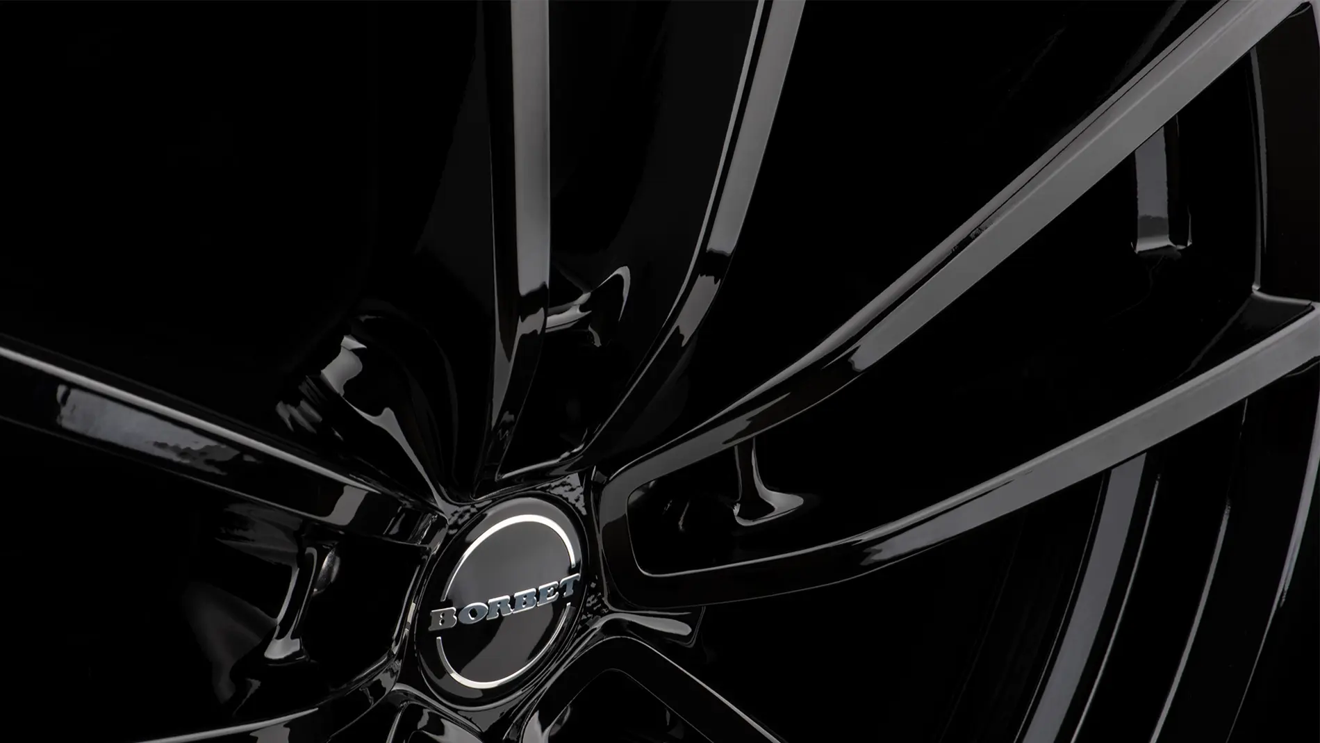 BORBET W Felge black glossy Detail